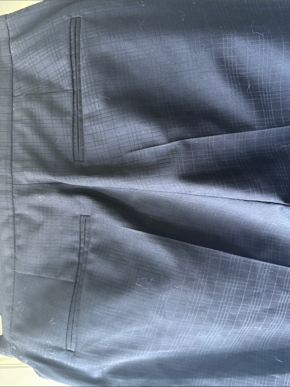 NWT BOSS Women's Navy Straight-Leg Dress Pants - Picture 9 of 9